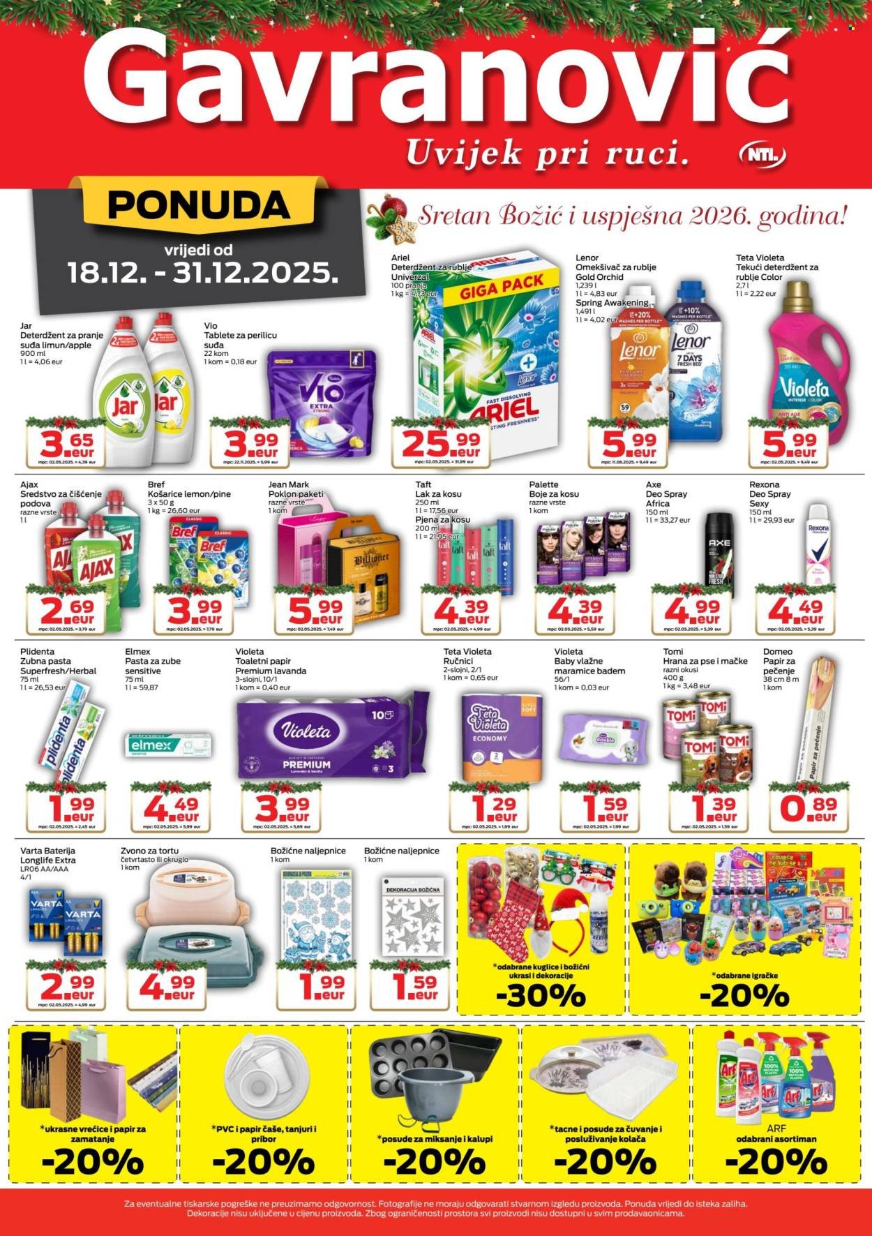 GAVRANOVIĆ katalog - Od četvrtka 18.12.2025.