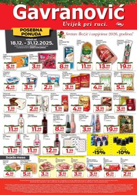 GAVRANOVIĆ katalog - Od četvrtka 18.12.2025.