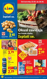 LIDL katalog - Od četvrtka 23.10.2025.