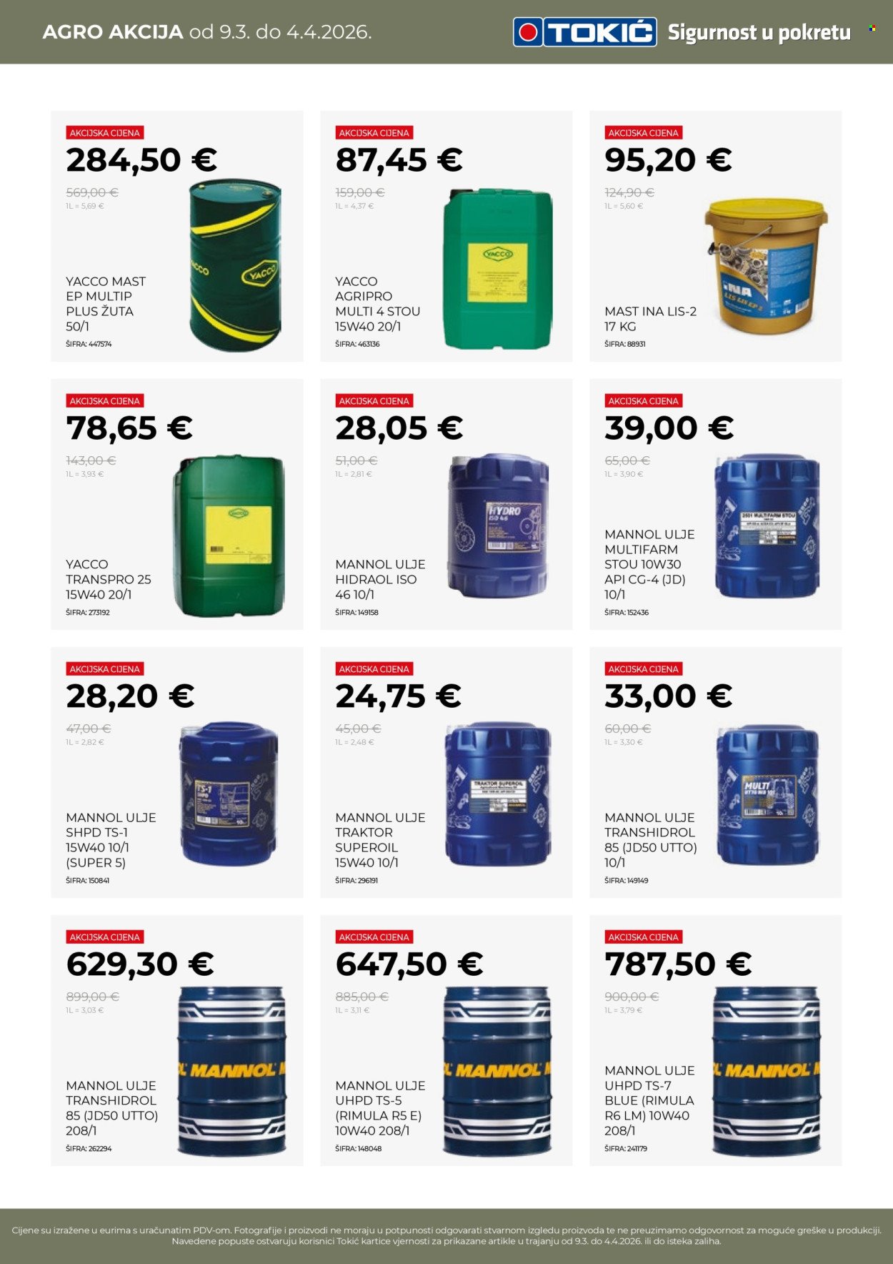 TOKIĆ katalog - AGRO AKCIJA