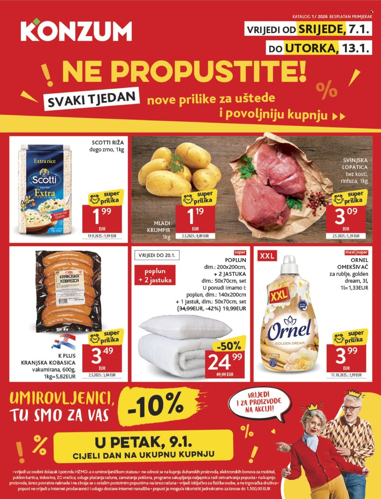 KONZUM katalog - Od srijede 07.01.2026.