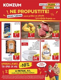 KONZUM katalog - Od srijede 07.01.2026.