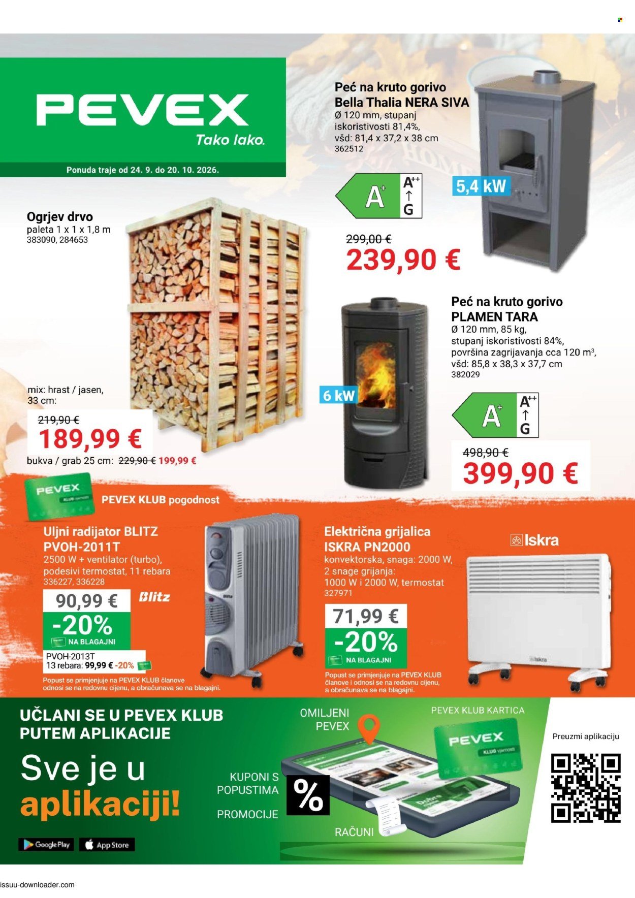 PEVEX katalog - Od četvrtka 24.09.2026.
