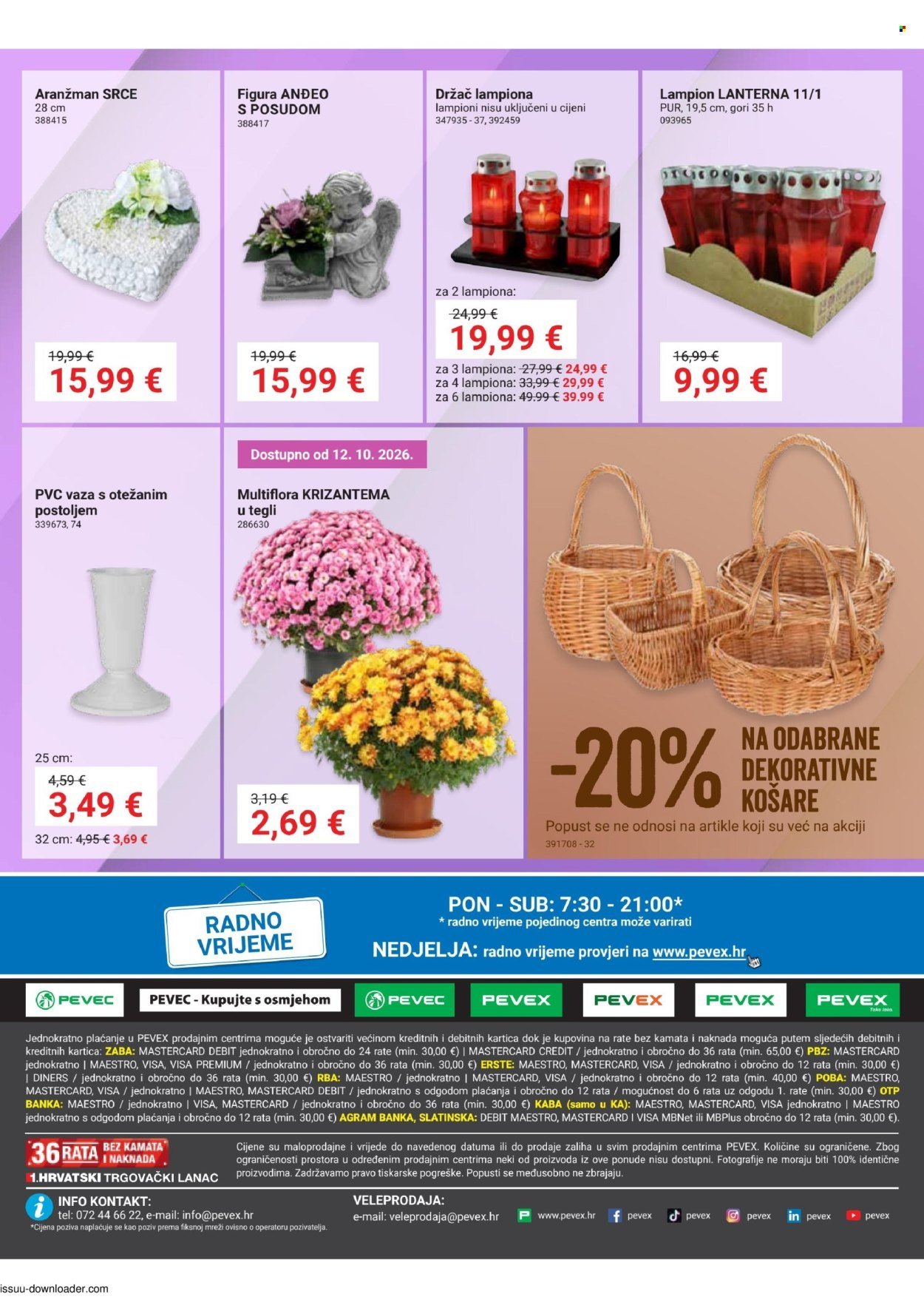 PEVEX katalog - Od četvrtka 24.09.2026.