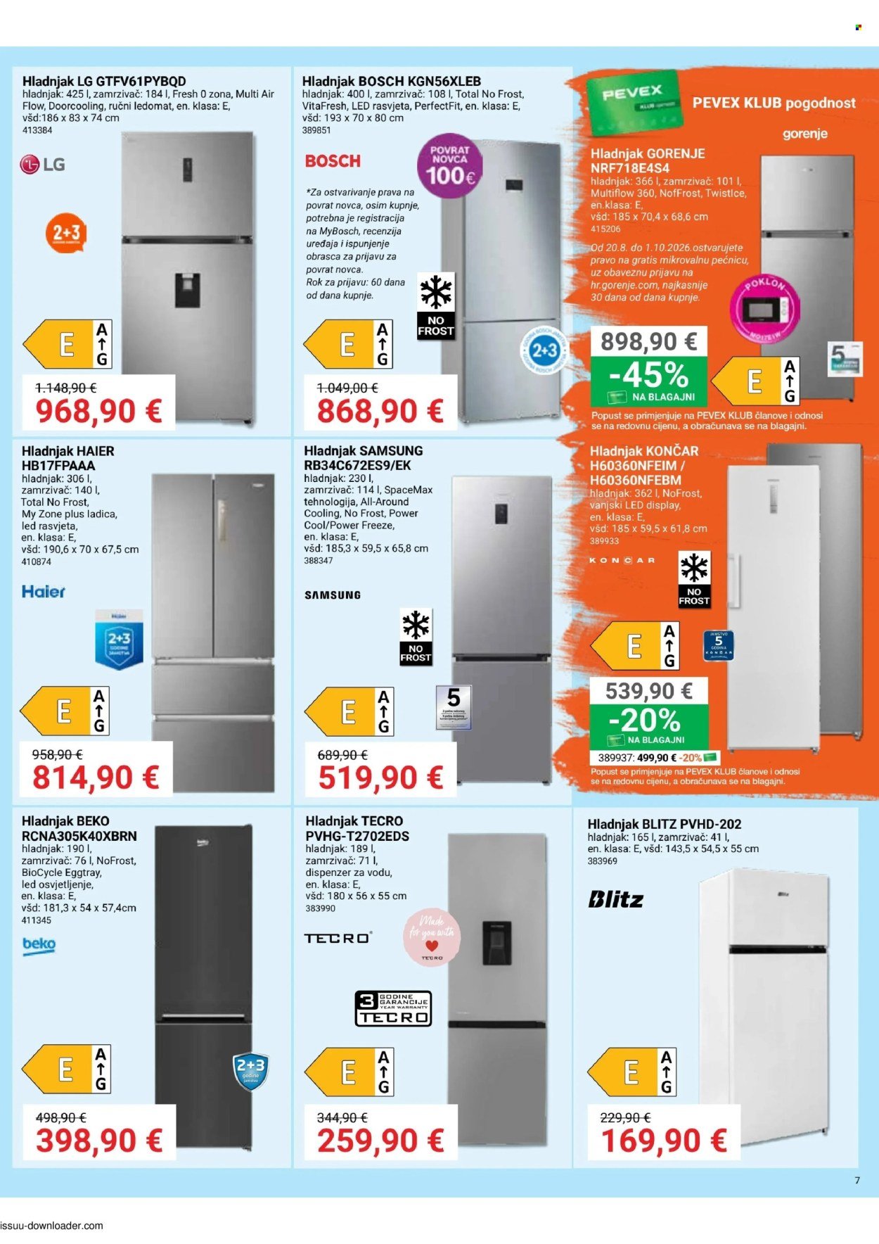 PEVEX katalog - Od četvrtka 24.09.2026.
