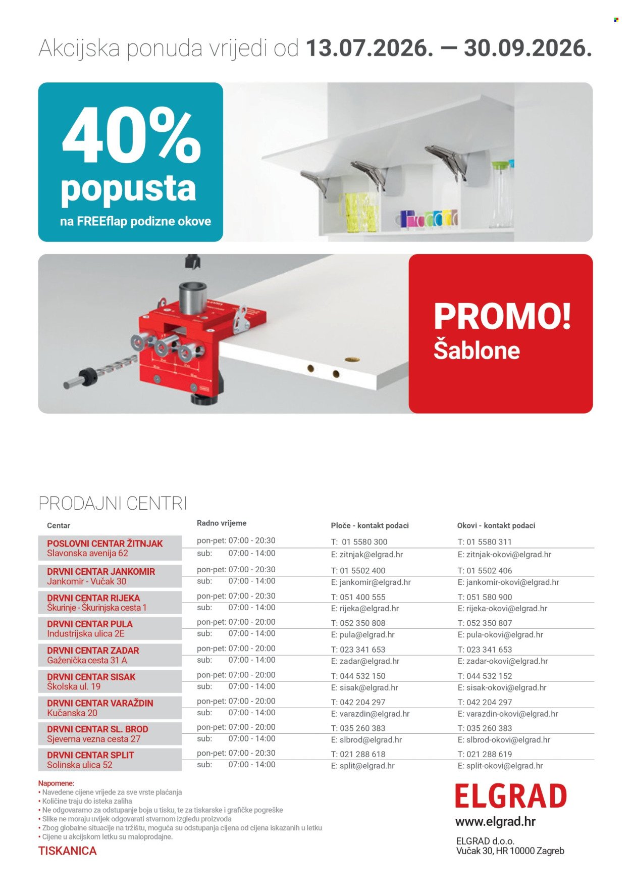 ELGRAD katalog - Od ponedeljka 13.07.2026.