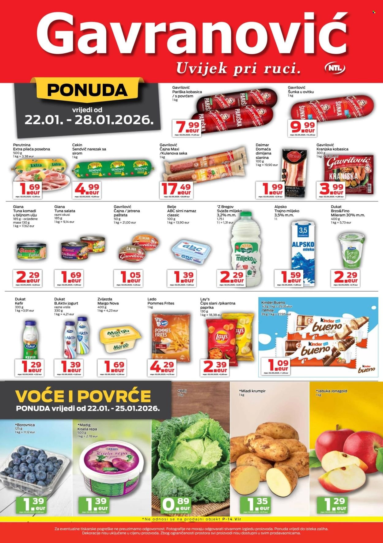 GAVRANOVIĆ katalog - Od četvrtka 22.01.2026.