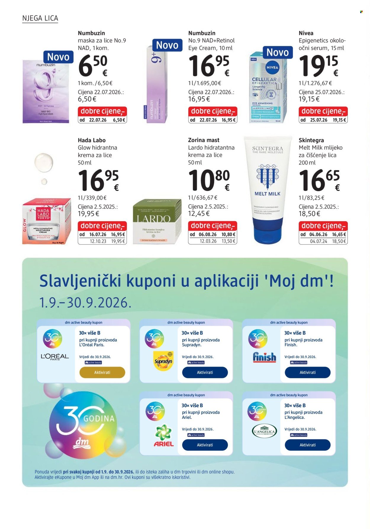 DM katalog - Od utorka 01.09.2026.