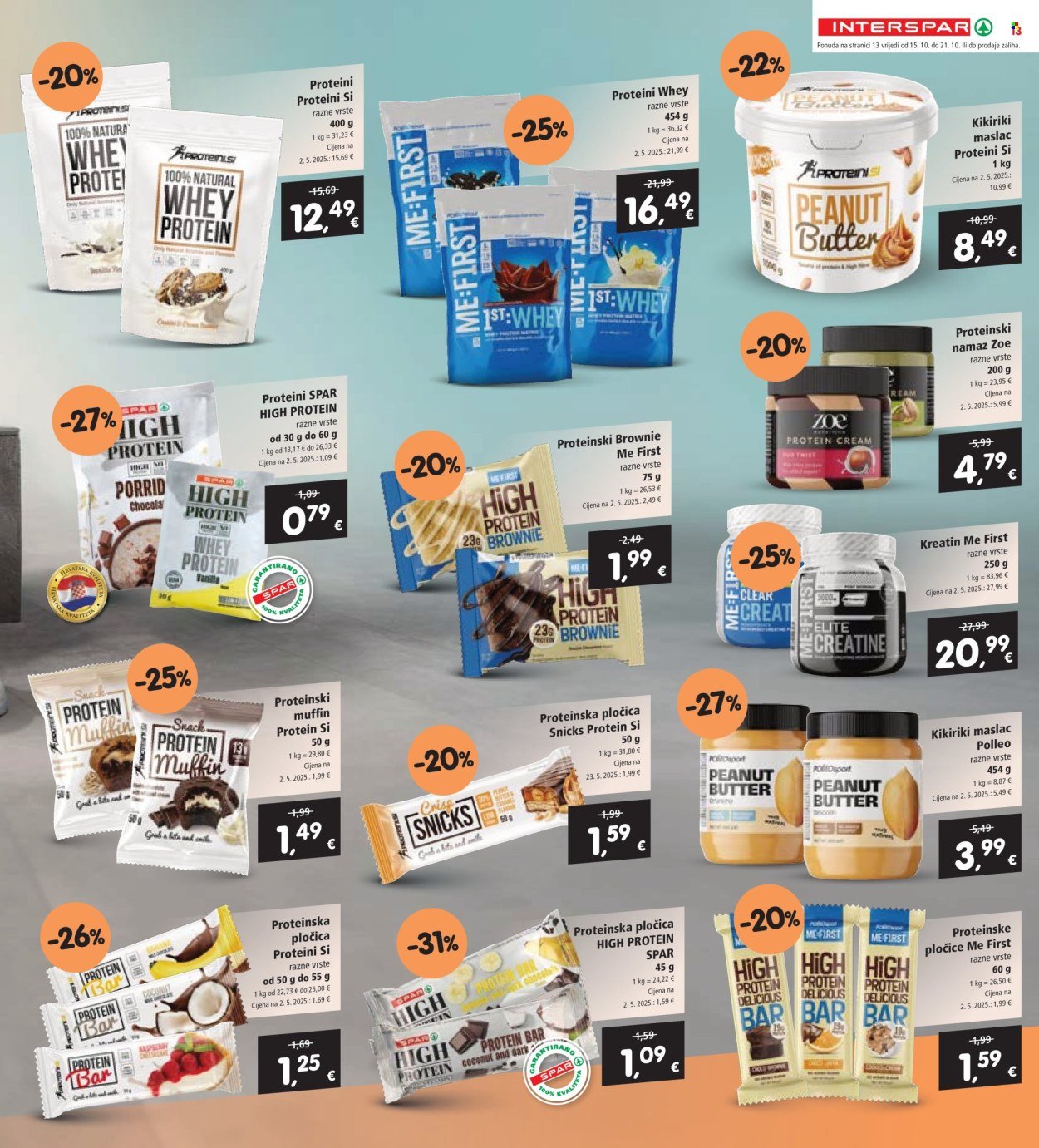 INTERSPAR katalog - Od srijede 15.10.2025.