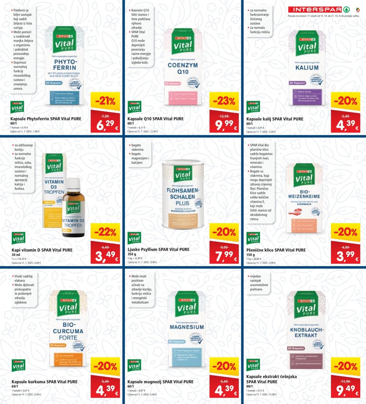 INTERSPAR katalog - Od srijede 15.10.2025.