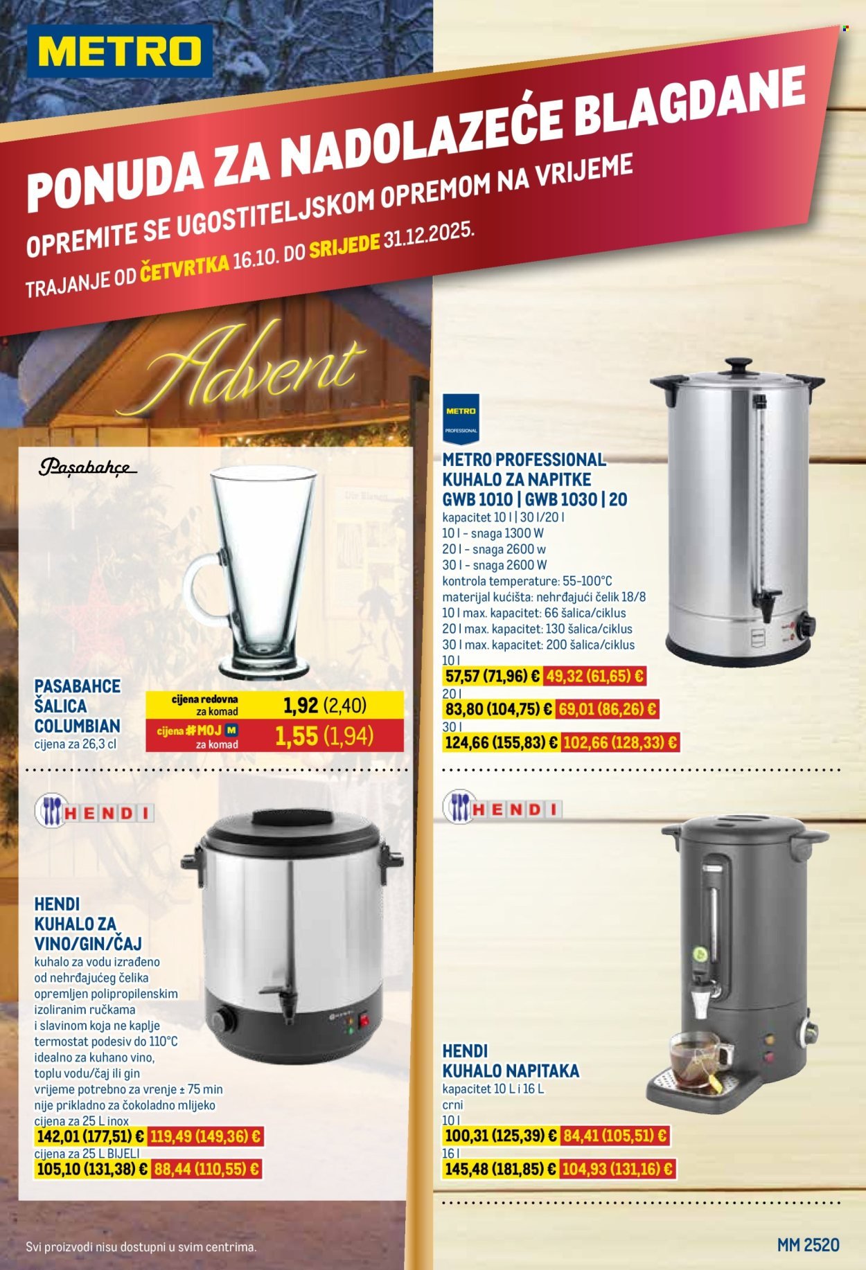 METRO katalog - Adventna ponuda ugostiteljske opreme