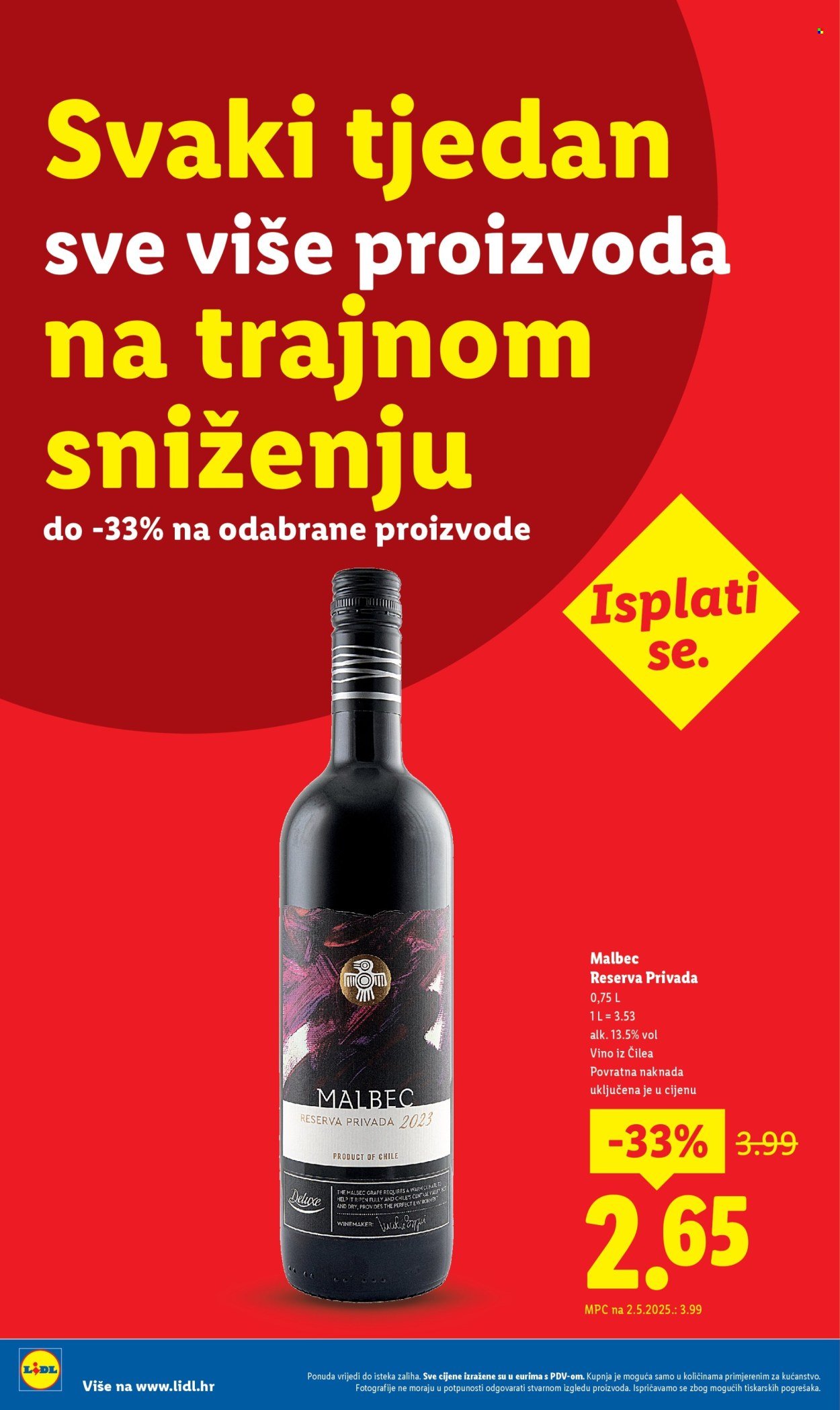 LIDL katalog - Nastavljamo trajno snižavati cijene