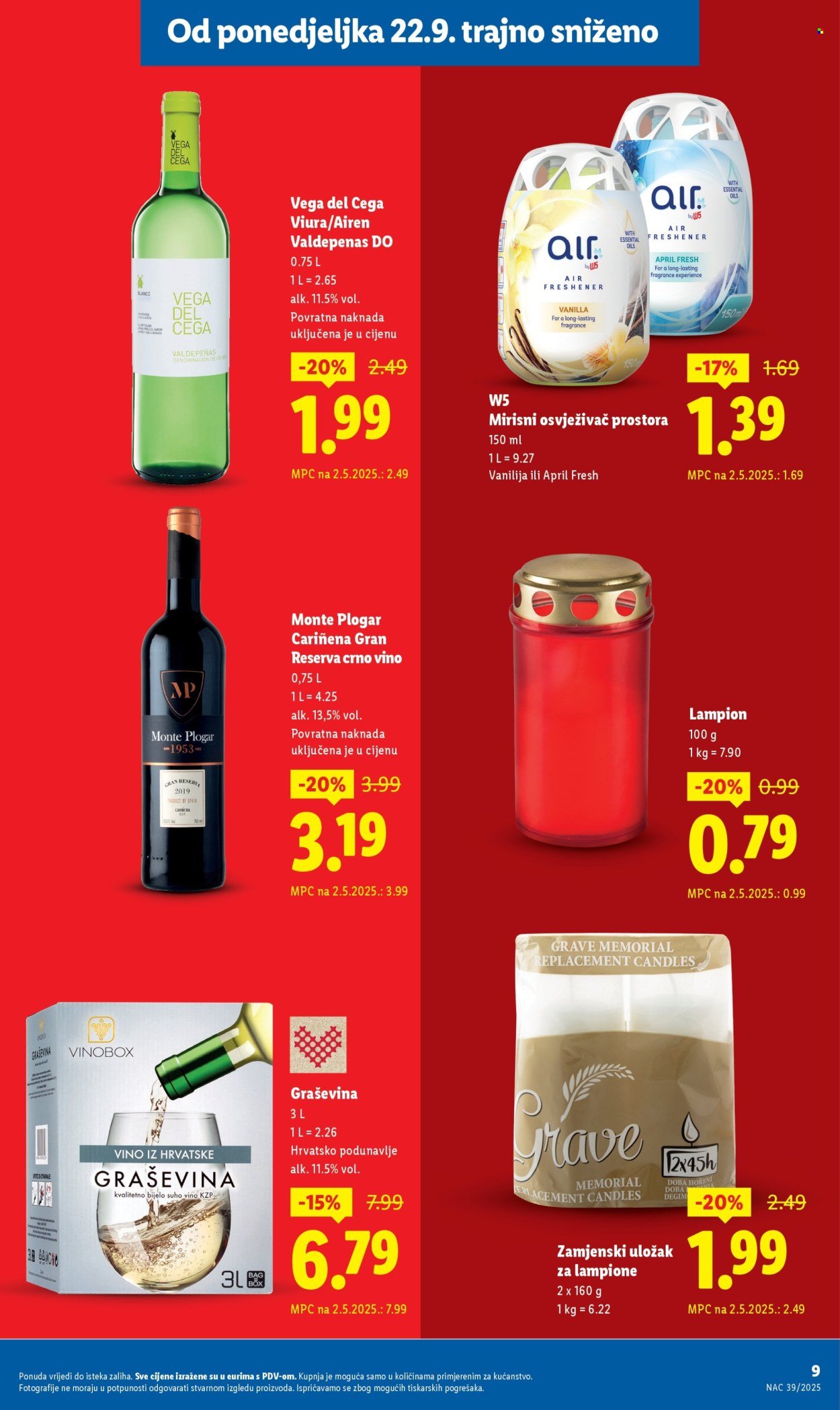 LIDL katalog - Nastavljamo trajno snižavati cijene