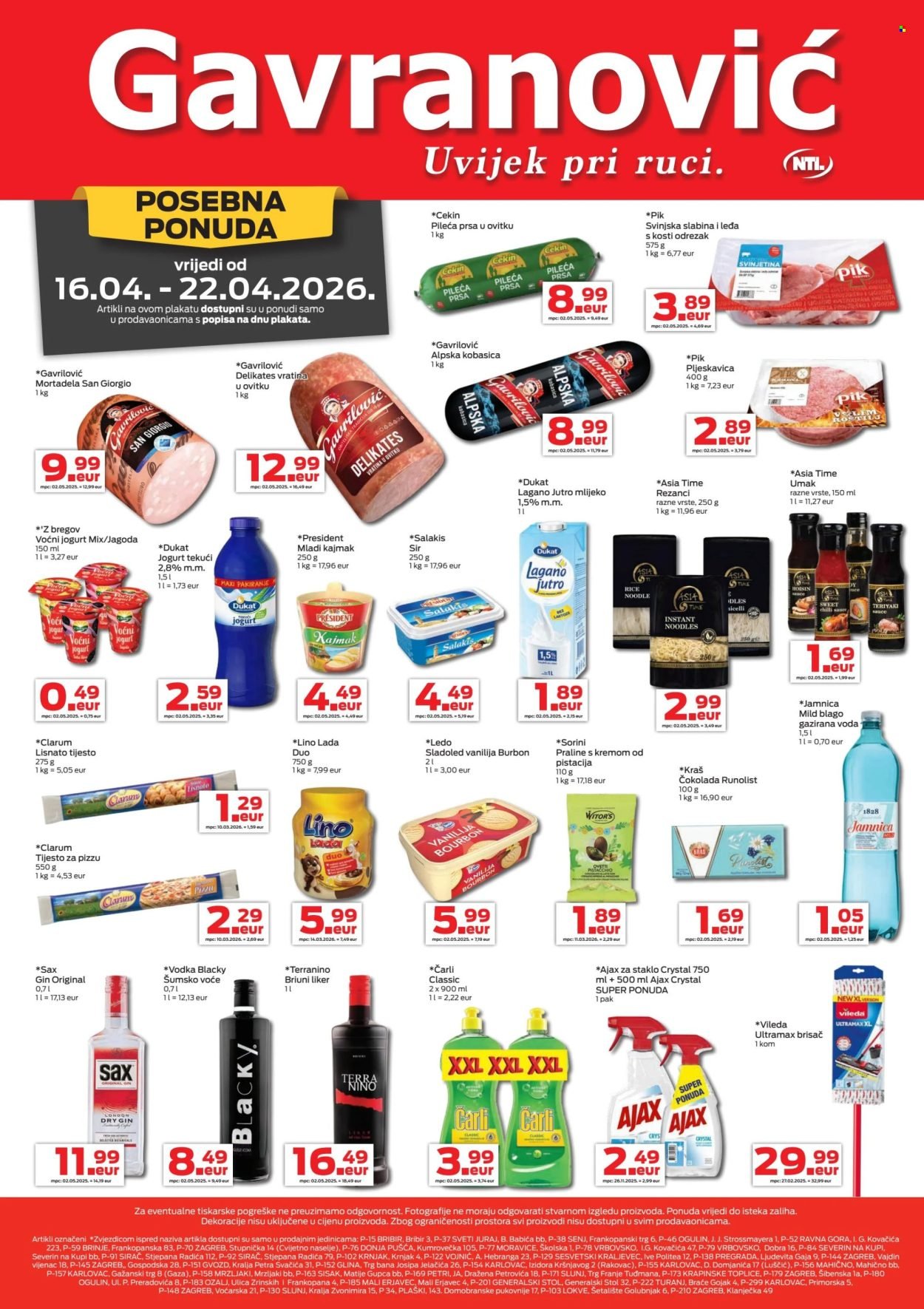 GAVRANOVIĆ katalog - Od četvrtka 16.04.2026.