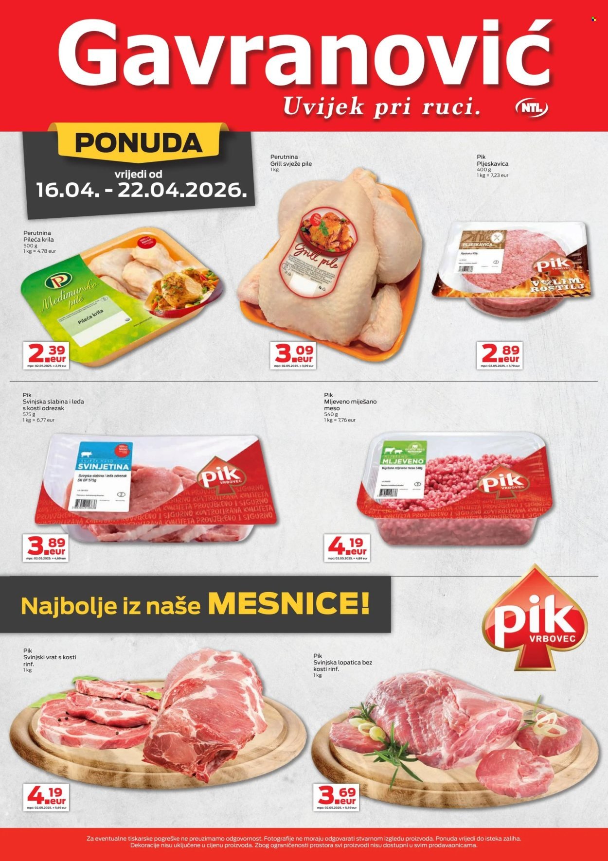 GAVRANOVIĆ katalog - Od četvrtka 16.04.2026.