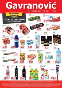 GAVRANOVIĆ katalog - Od četvrtka 16.04.2026.