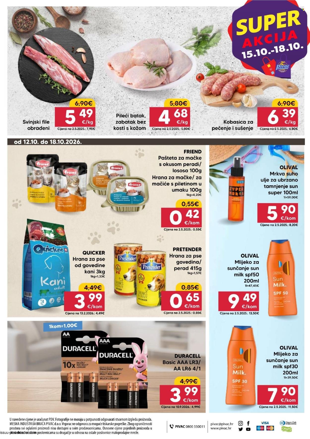 PIVAC katalog - Od ponedeljka 12.10.2026.