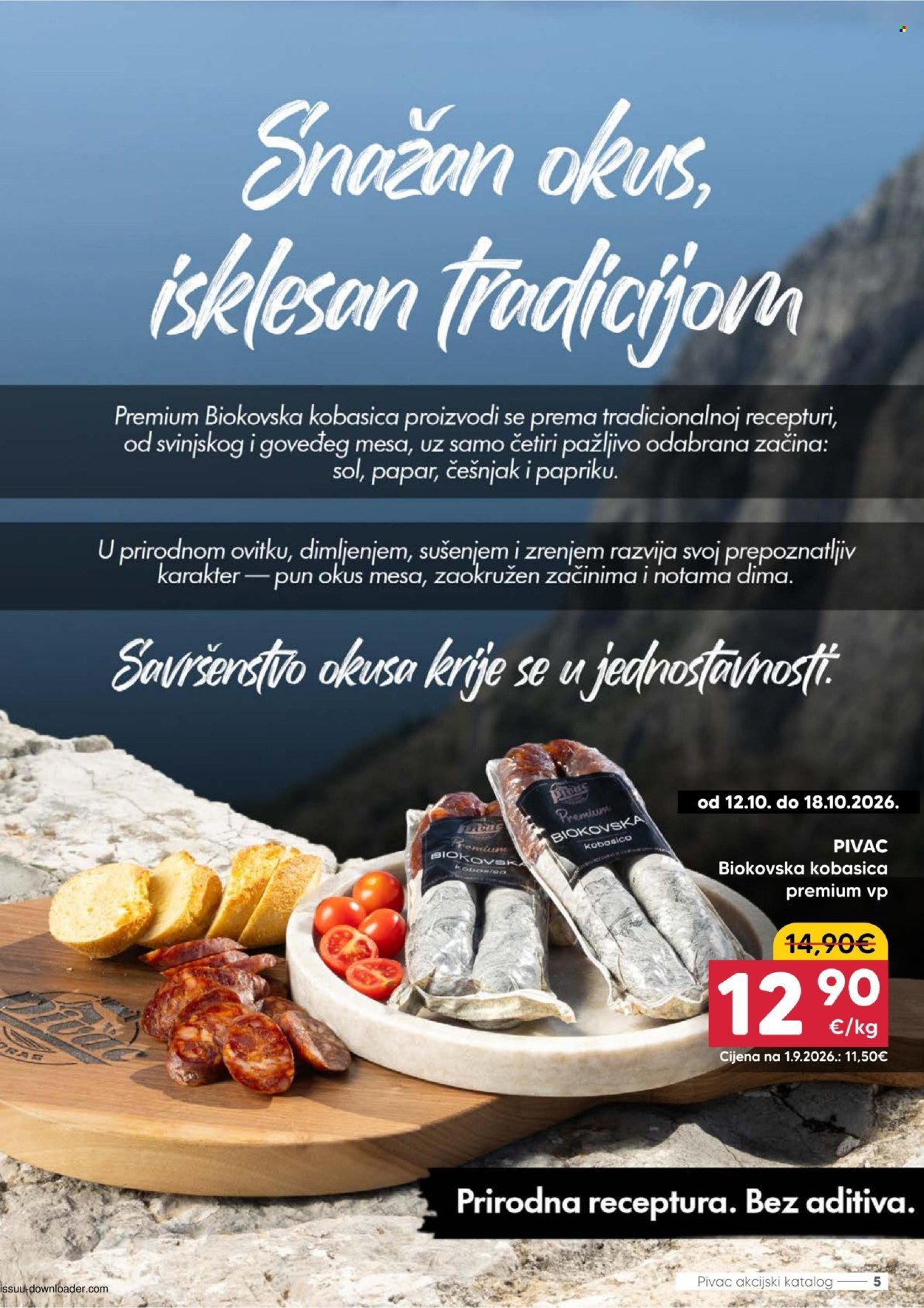 PIVAC katalog - Od ponedeljka 12.10.2026.