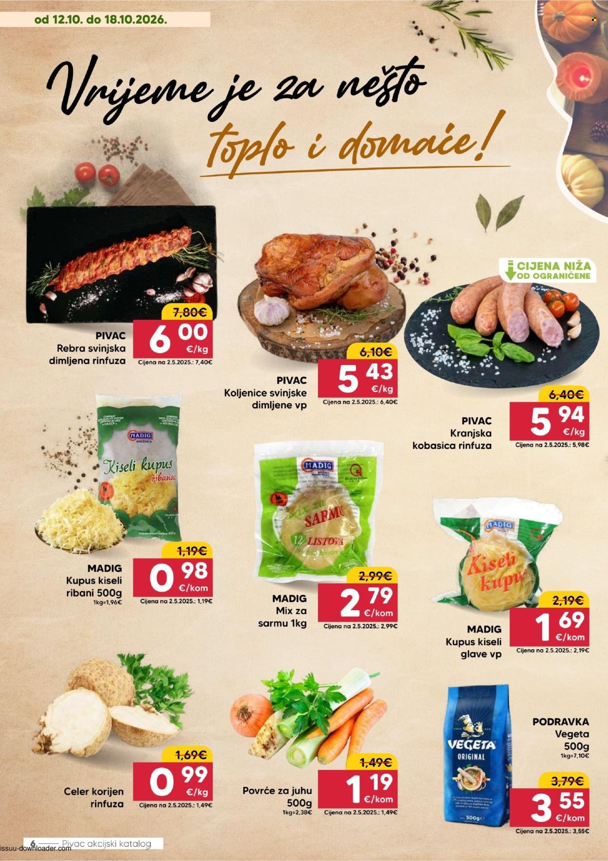 PIVAC katalog - Od ponedeljka 12.10.2026.