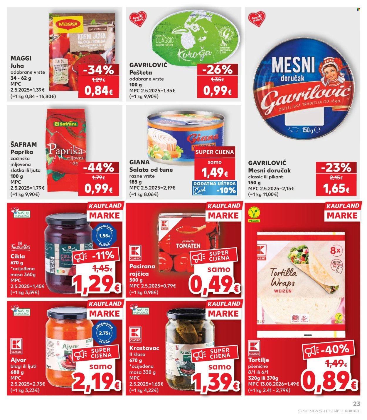 KAUFLAND katalog - Od srijede 23.09.2026.