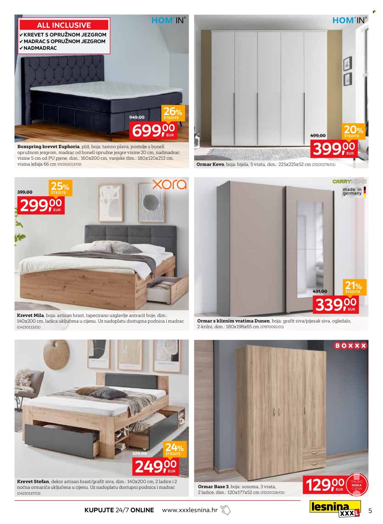 LESNINA katalog - XXXL izbor za odmor