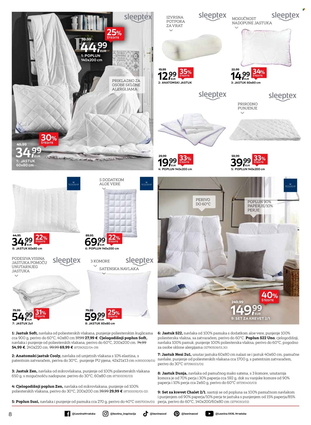 LESNINA katalog - XXXL izbor za odmor