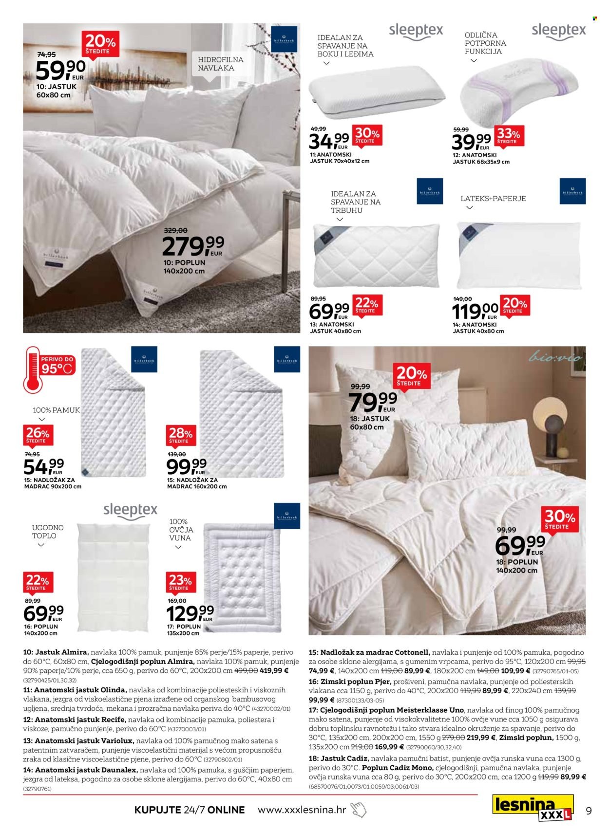LESNINA katalog - XXXL izbor za odmor