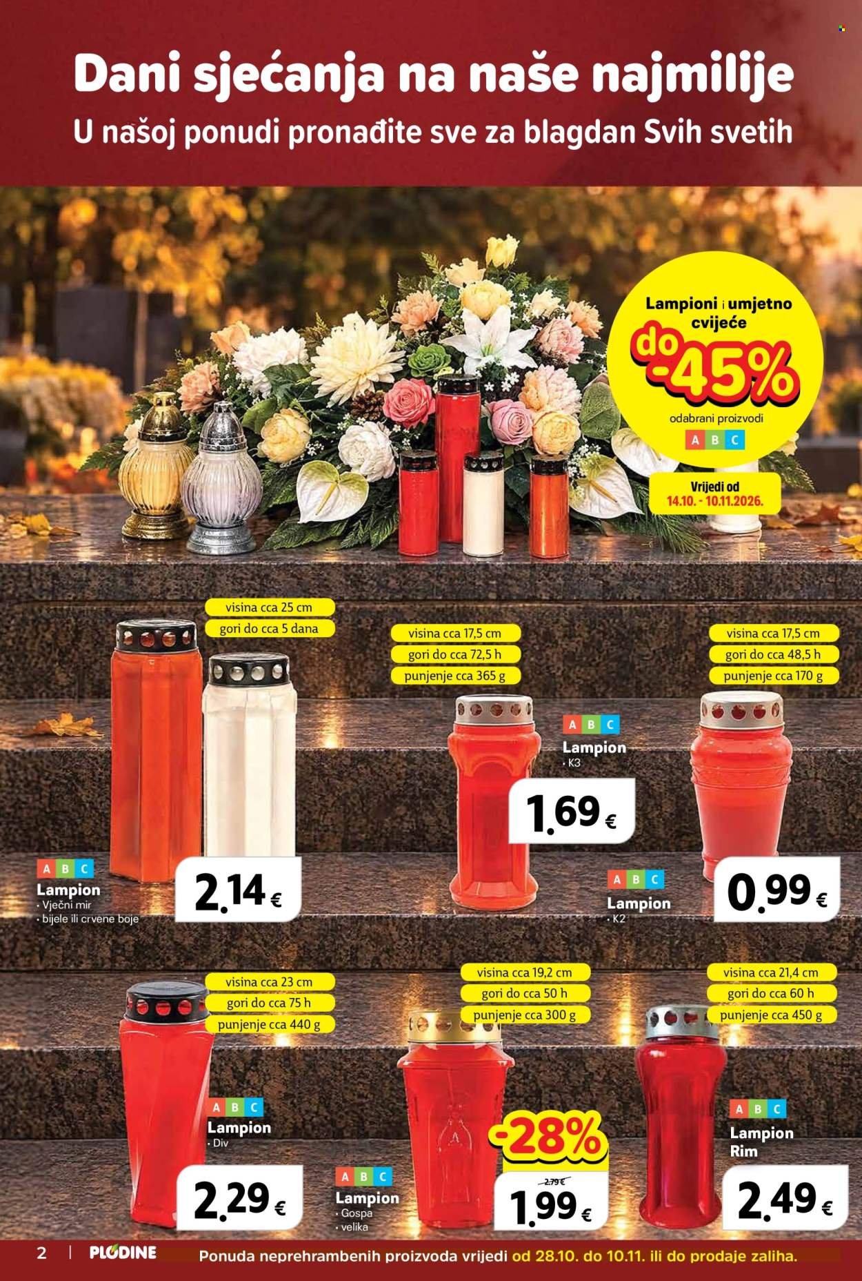 PLODINE katalog - Od srijede 28.10.2026.