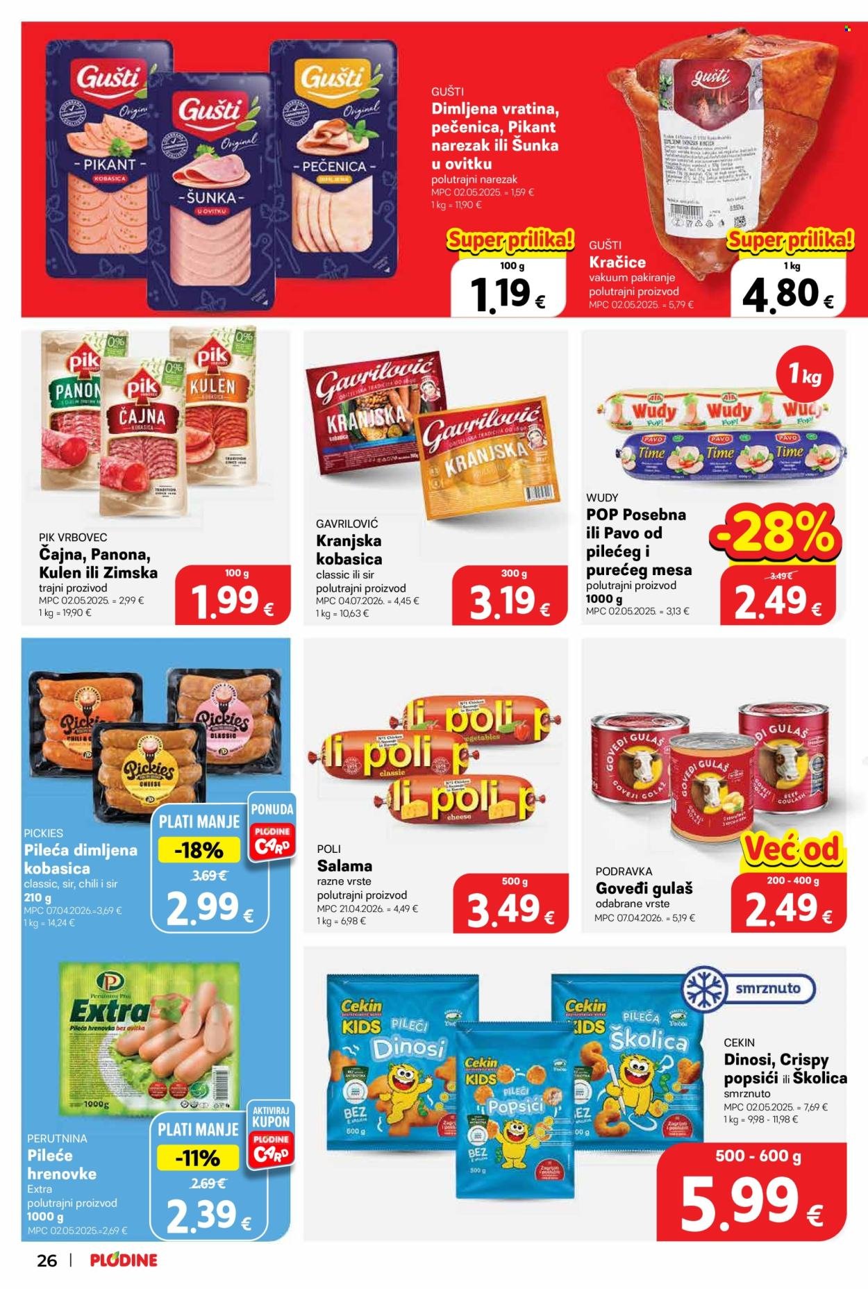 PLODINE katalog - Od srijede 28.10.2026.