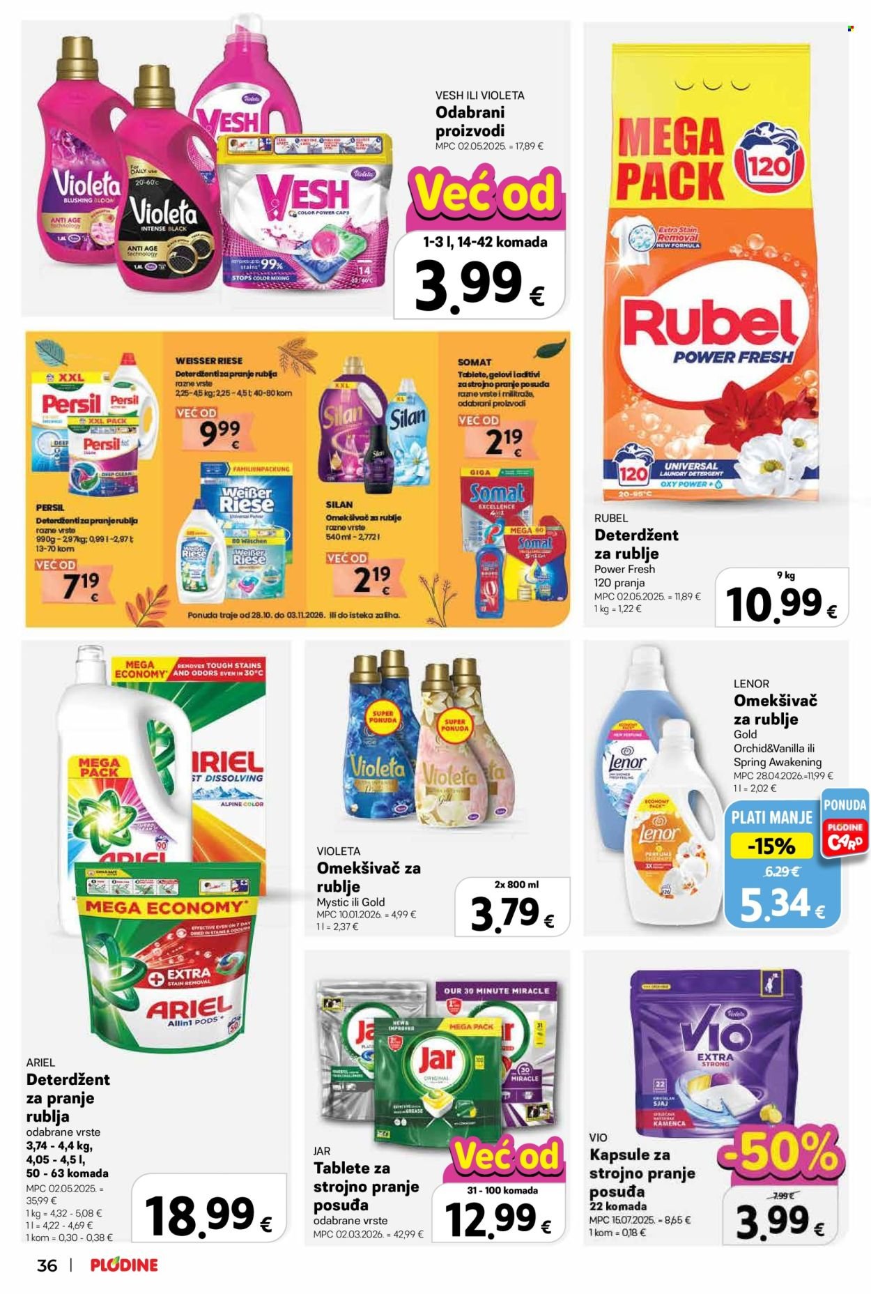 PLODINE katalog - Od srijede 28.10.2026.