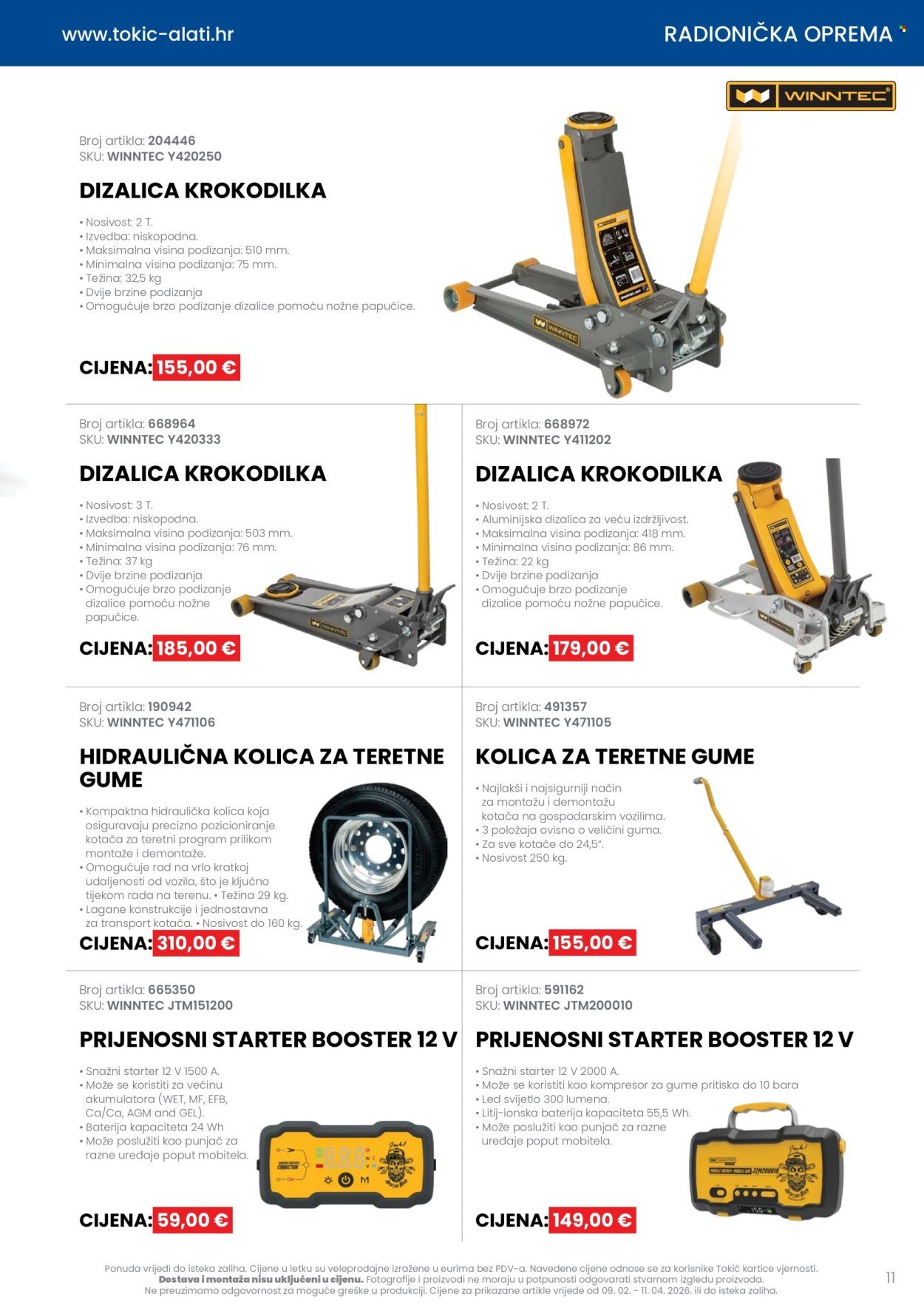 TOKIĆ katalog - Letak alata i servisne opreme