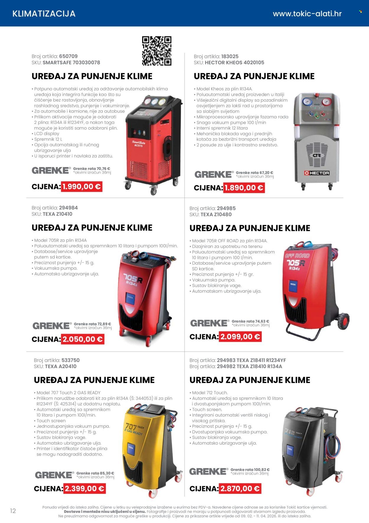 TOKIĆ katalog - Letak alata i servisne opreme