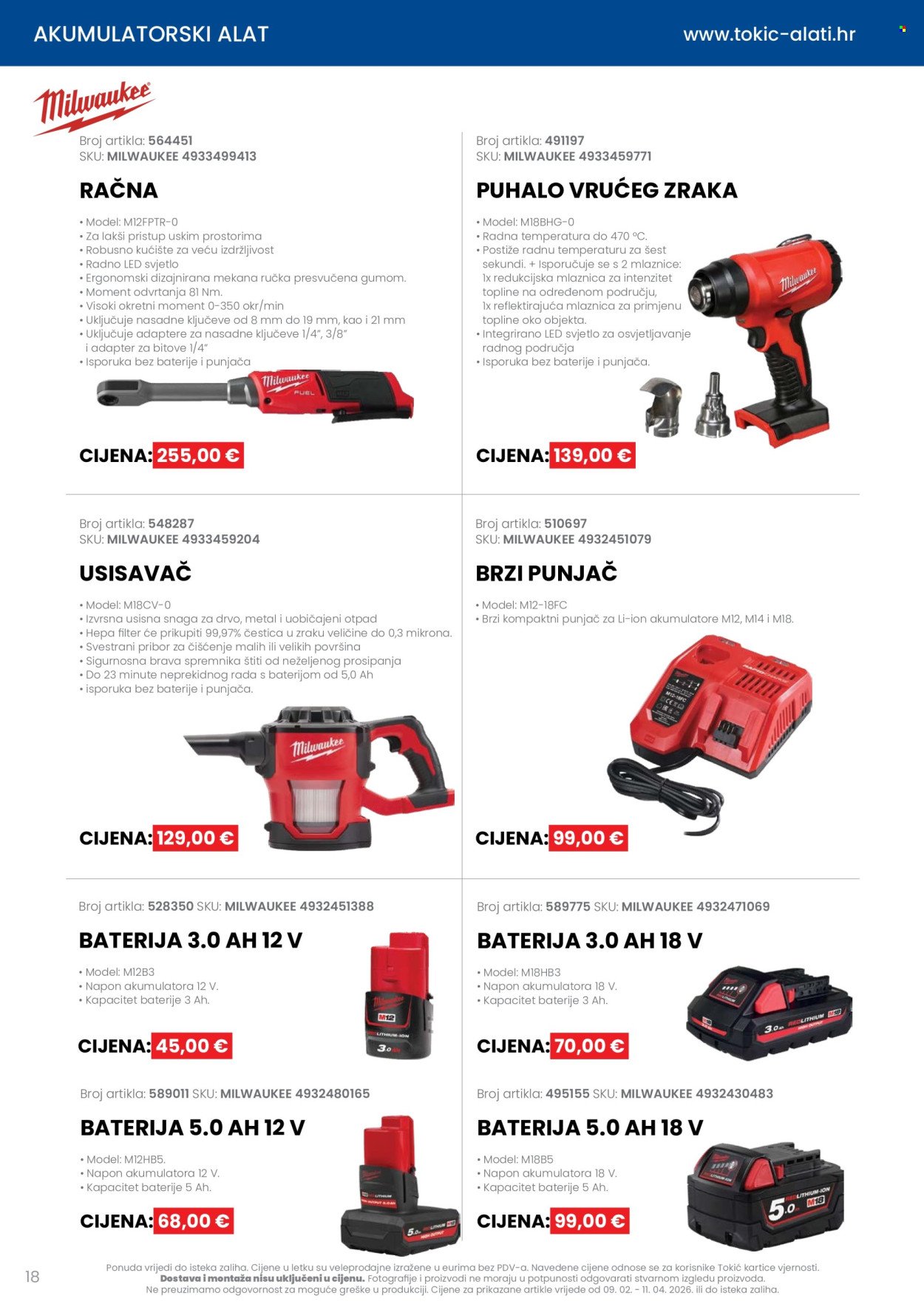 TOKIĆ katalog - Letak alata i servisne opreme