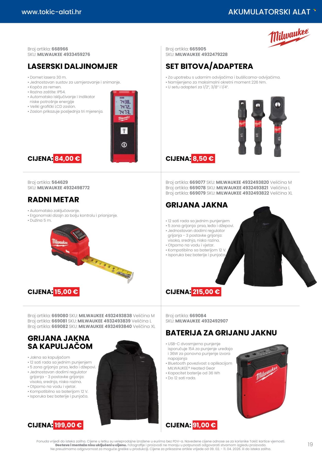 TOKIĆ katalog - Letak alata i servisne opreme