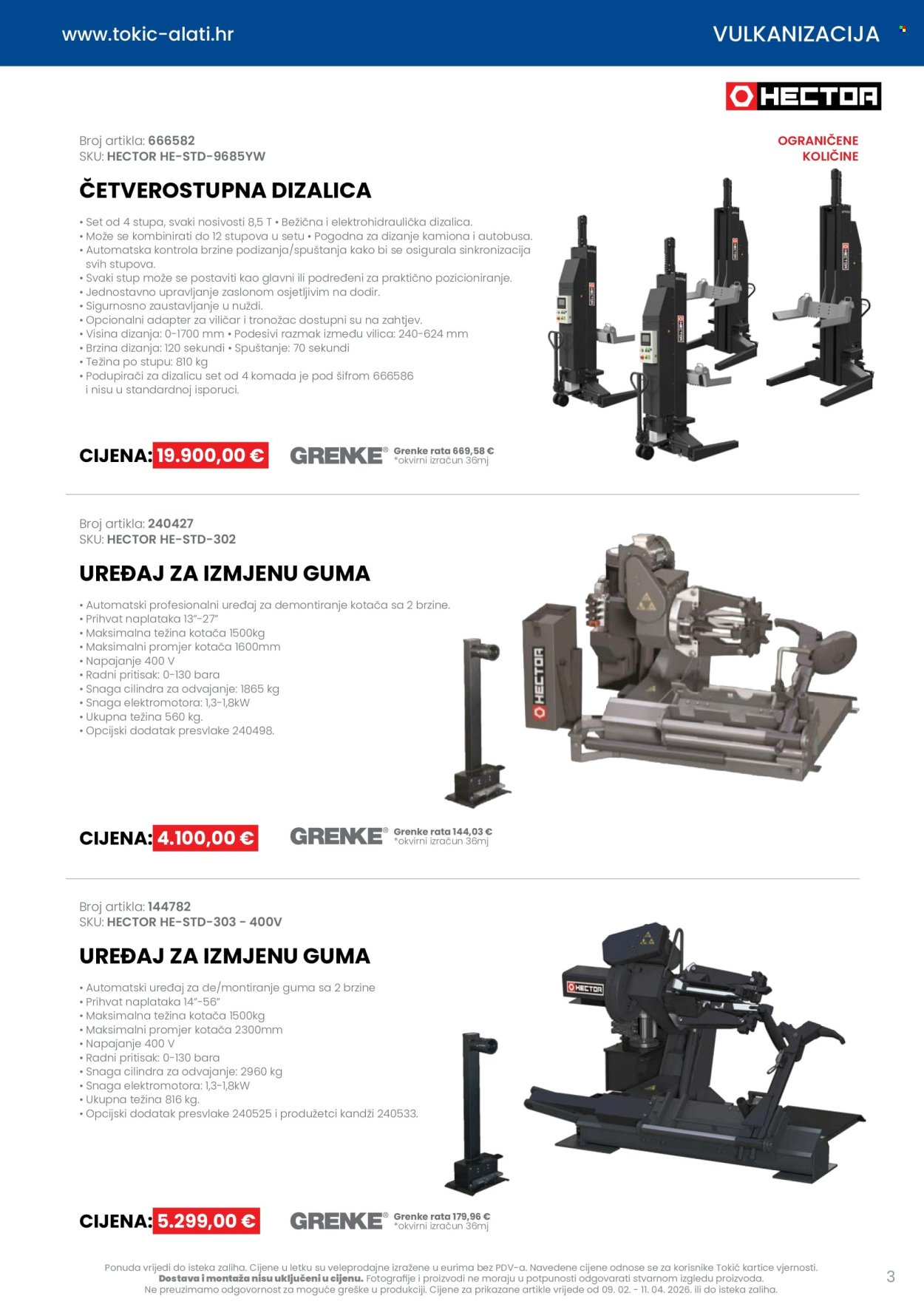 TOKIĆ katalog - Letak alata i servisne opreme