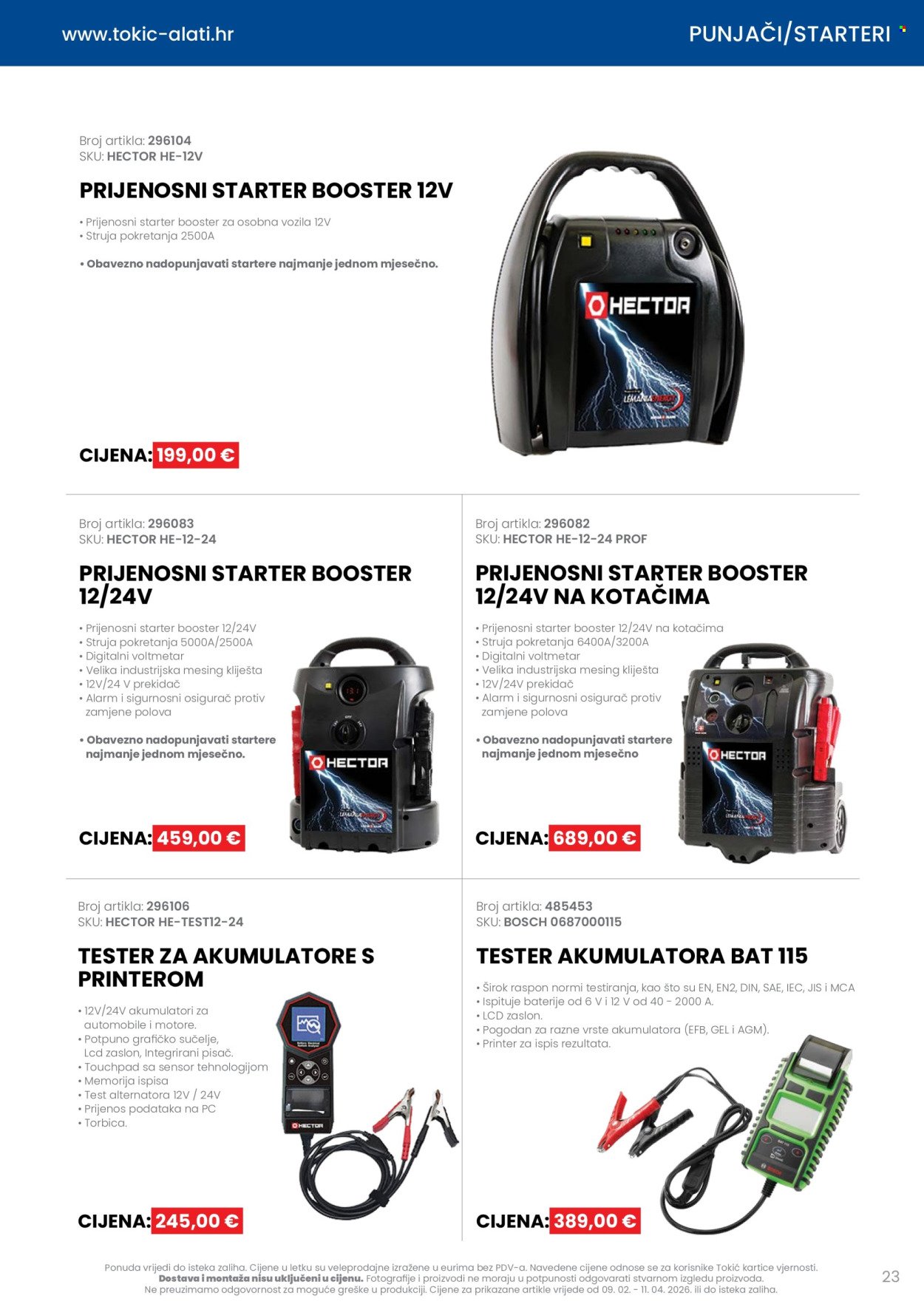 TOKIĆ katalog - Letak alata i servisne opreme