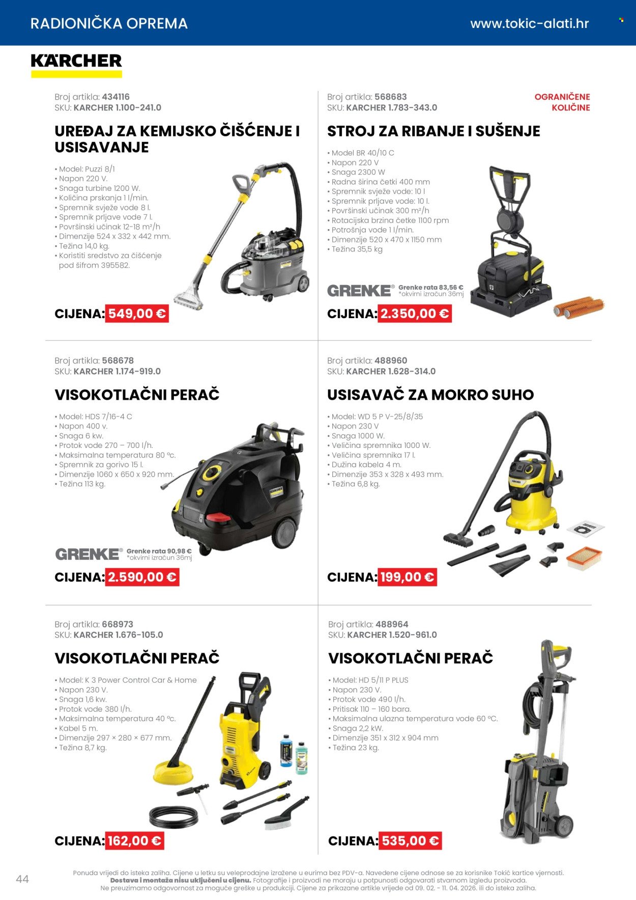 TOKIĆ katalog - Letak alata i servisne opreme