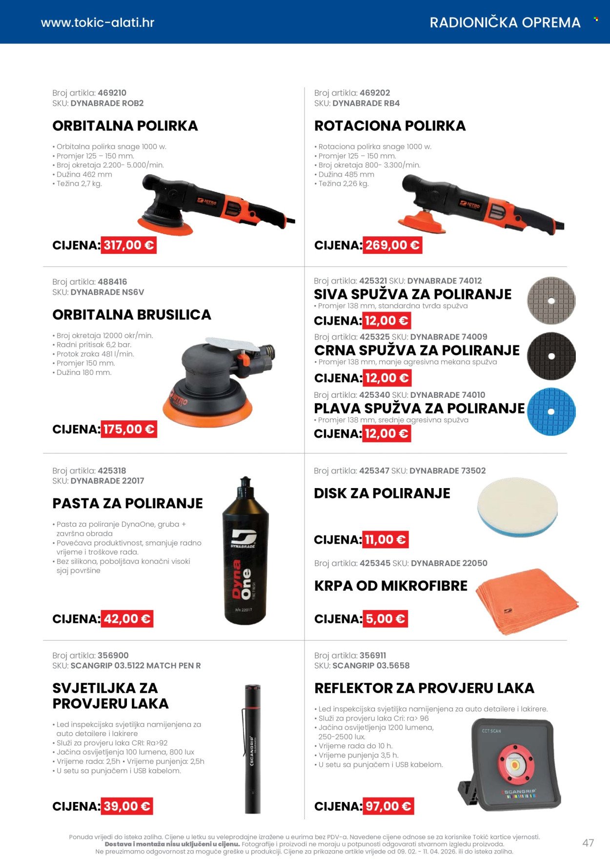 TOKIĆ katalog - Letak alata i servisne opreme