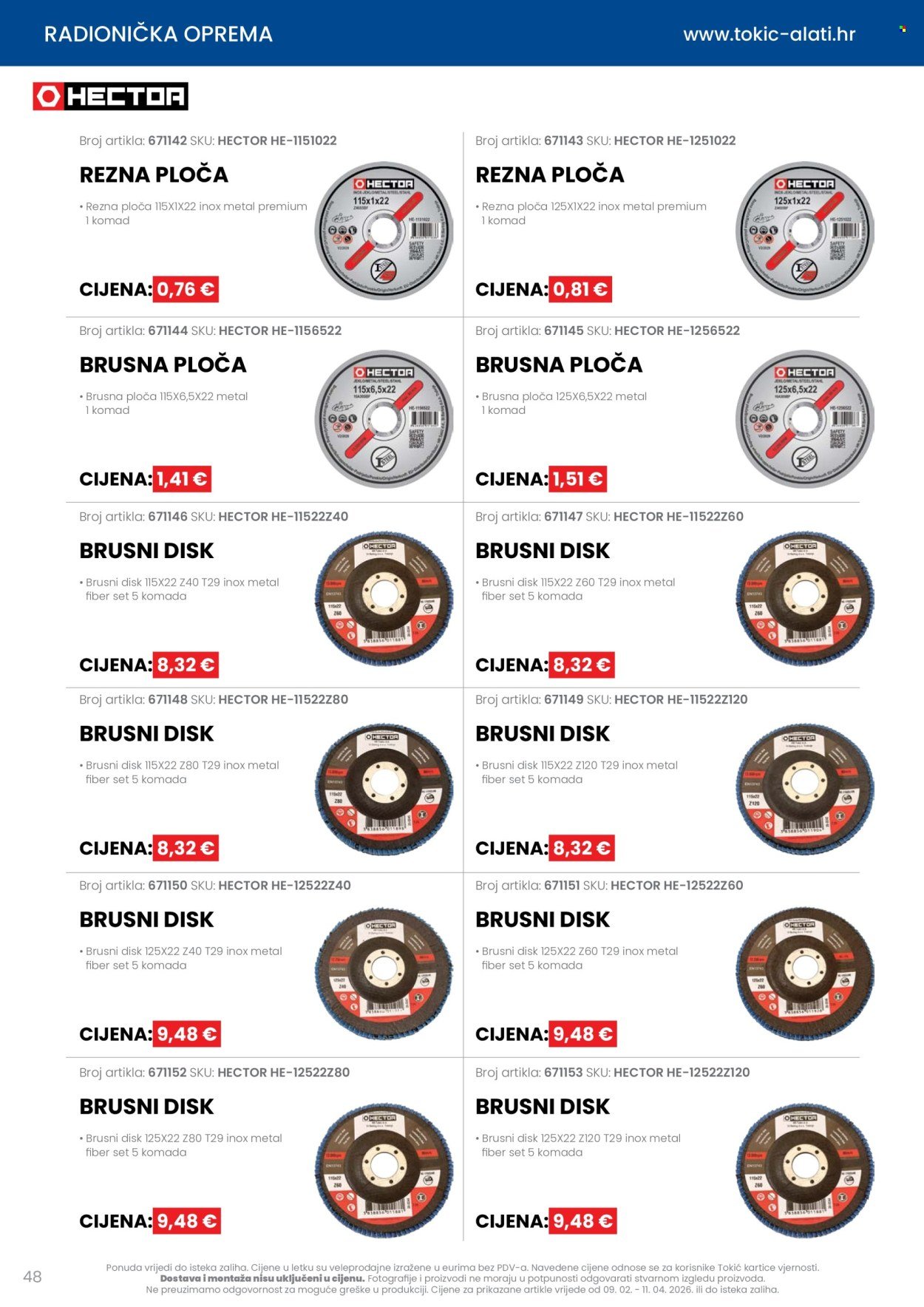 TOKIĆ katalog - Letak alata i servisne opreme