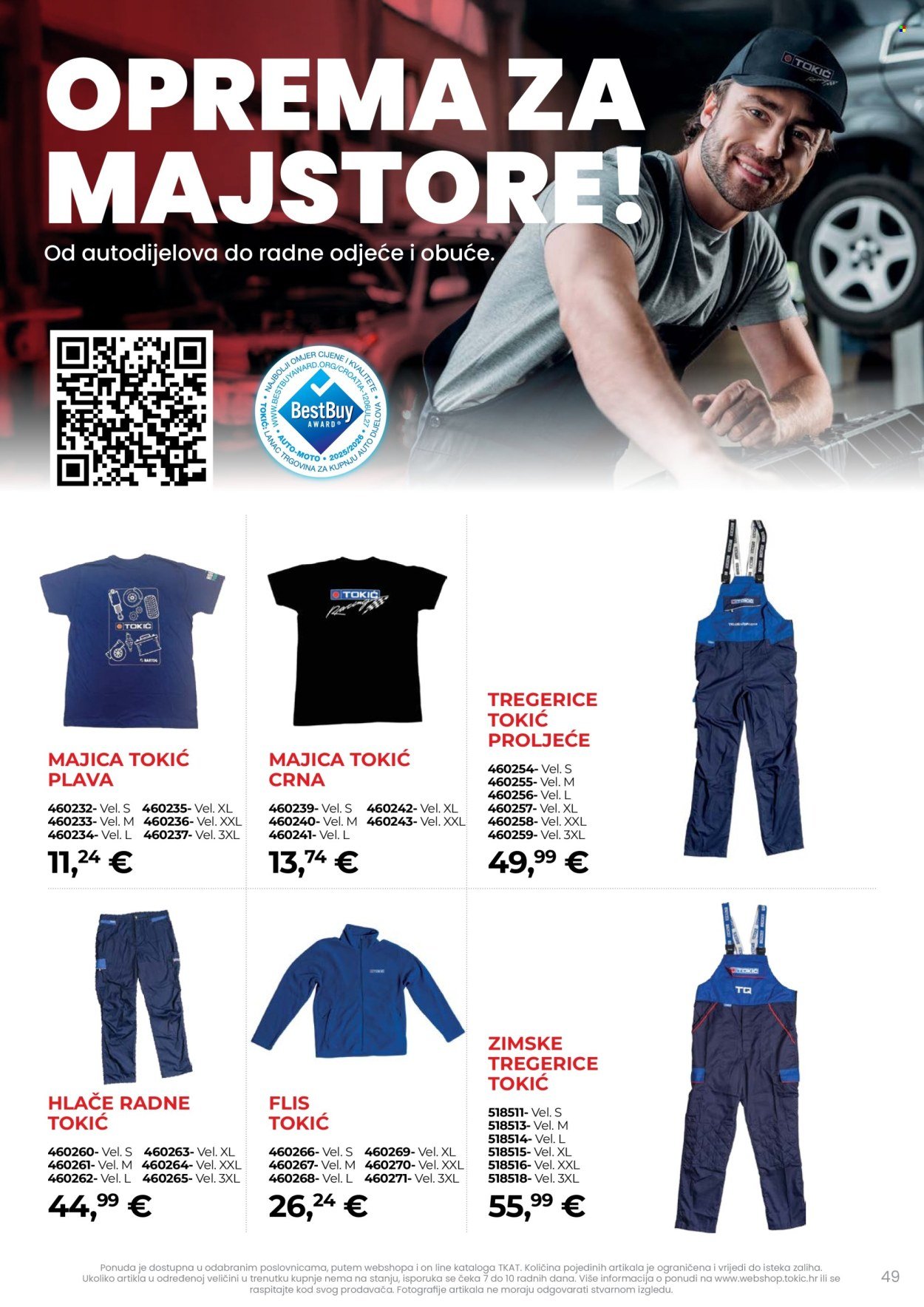 TOKIĆ katalog - Letak alata i servisne opreme