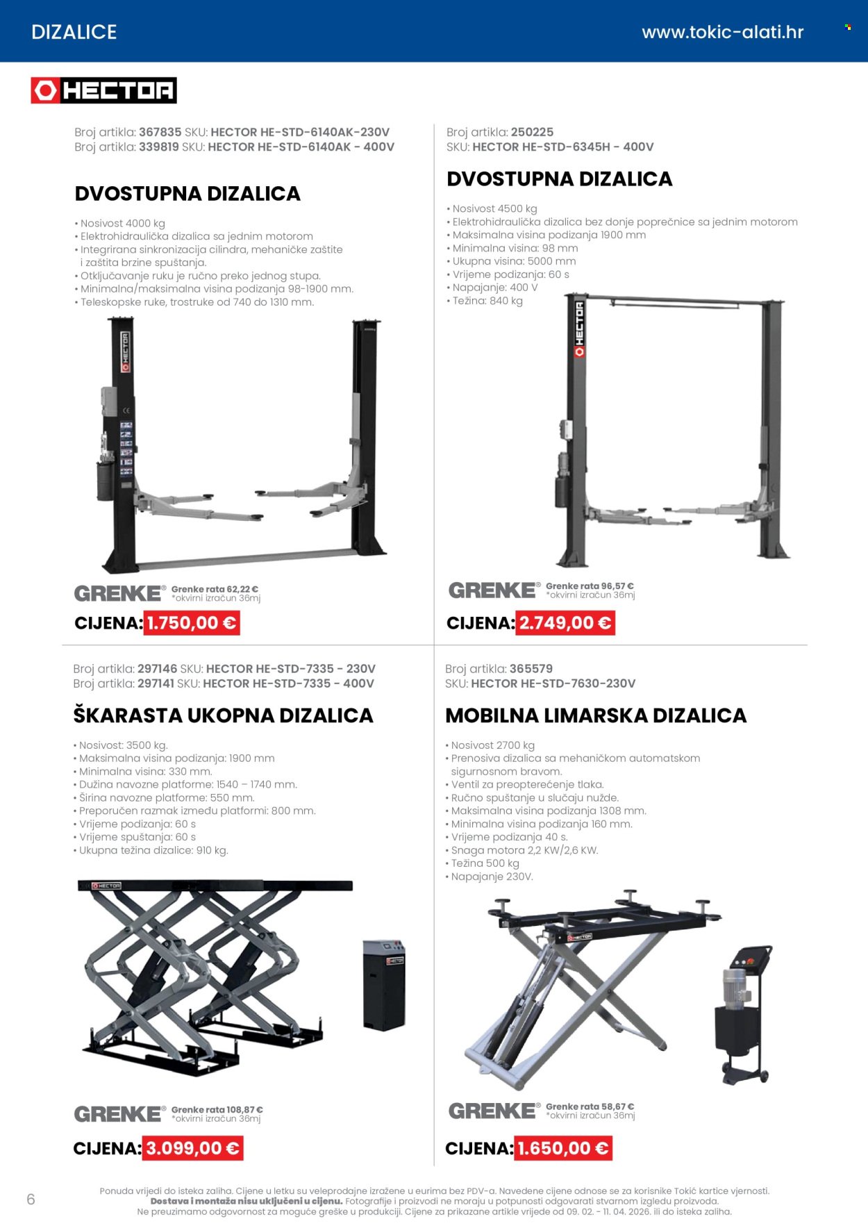 TOKIĆ katalog - Letak alata i servisne opreme