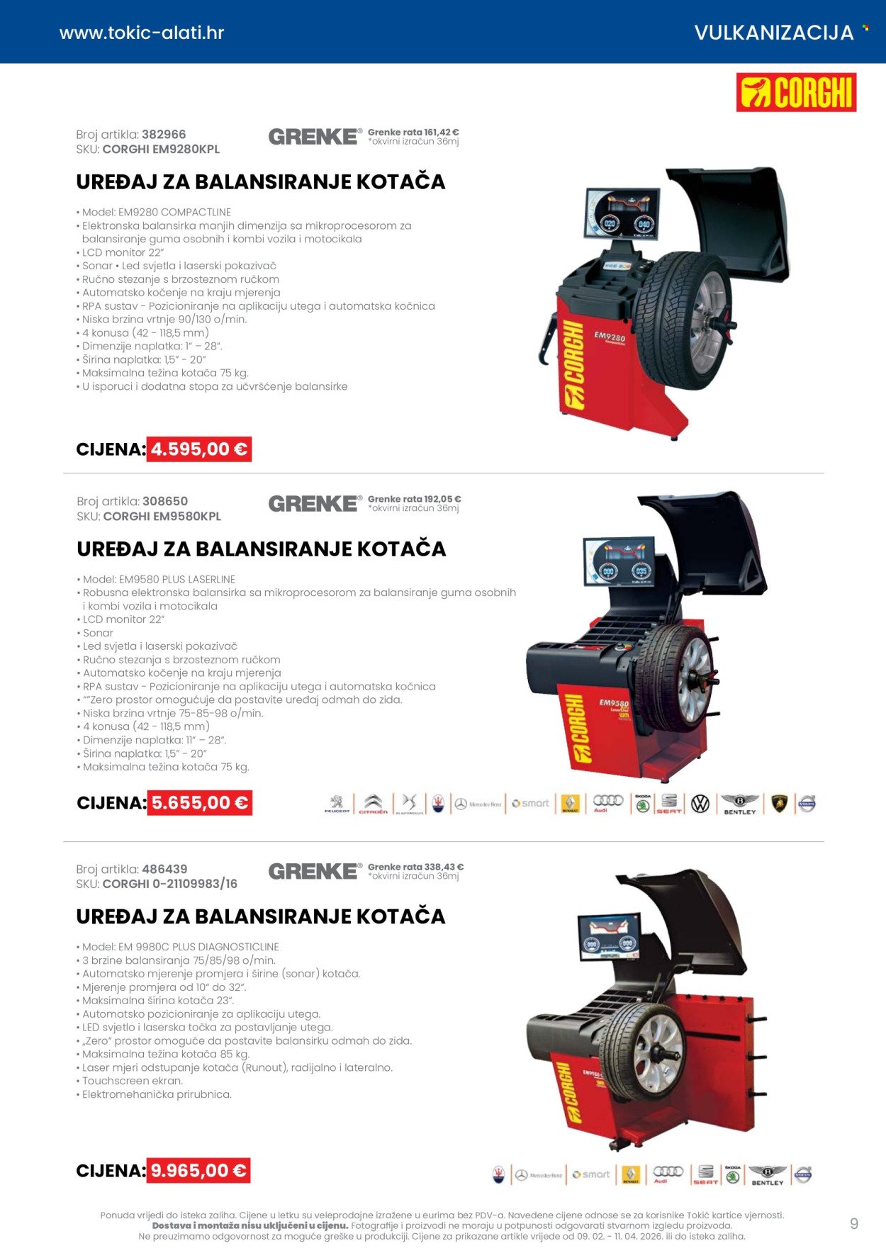 TOKIĆ katalog - Letak alata i servisne opreme