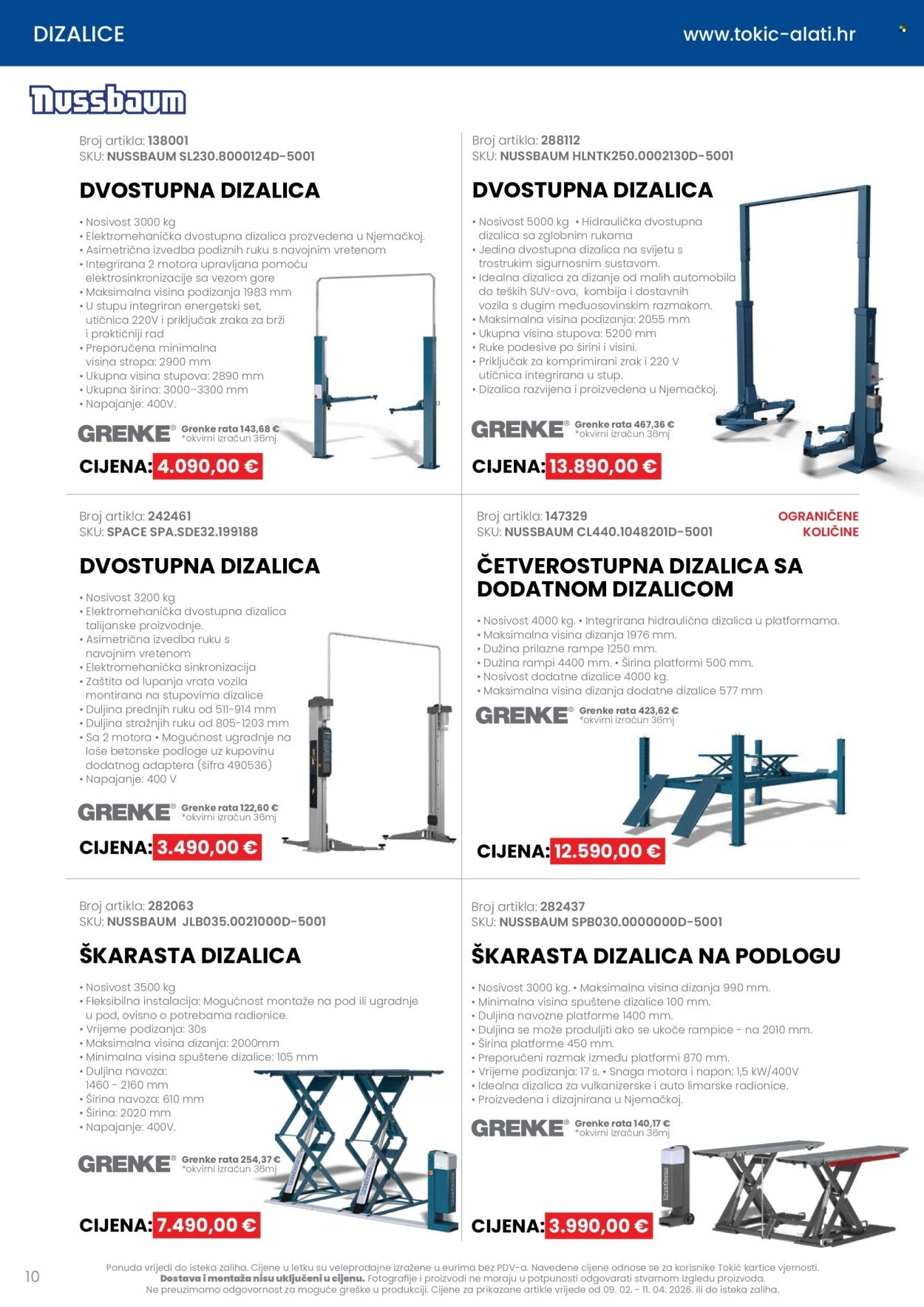 TOKIĆ katalog - Letak alata i servisne opreme