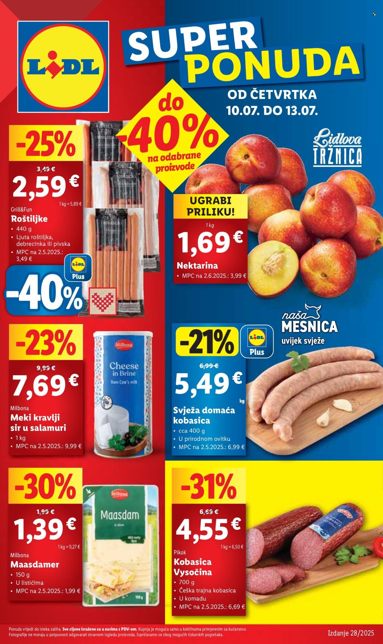 LIDL katalog - Od četvrtka 10.07.2025.