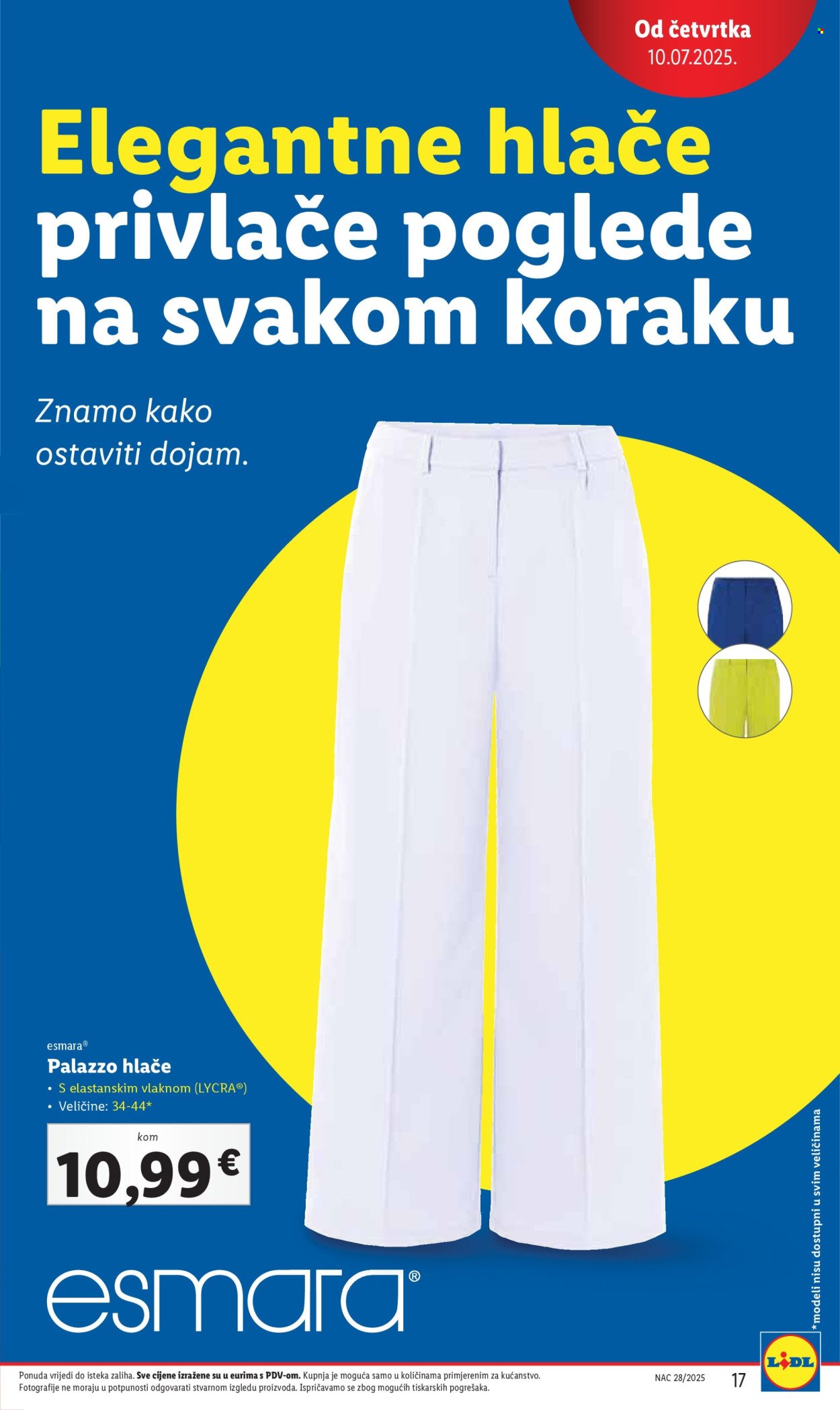 LIDL katalog - Od četvrtka 10.07.2025.