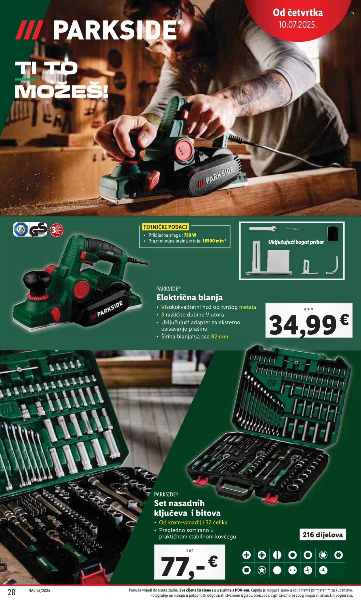 LIDL katalog - Od četvrtka 10.07.2025.