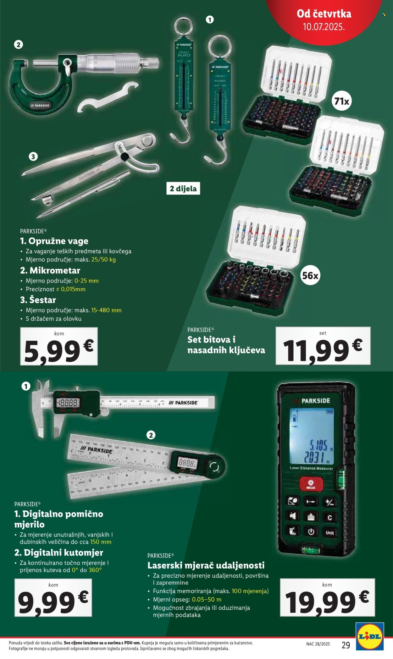LIDL katalog - Od četvrtka 10.07.2025.