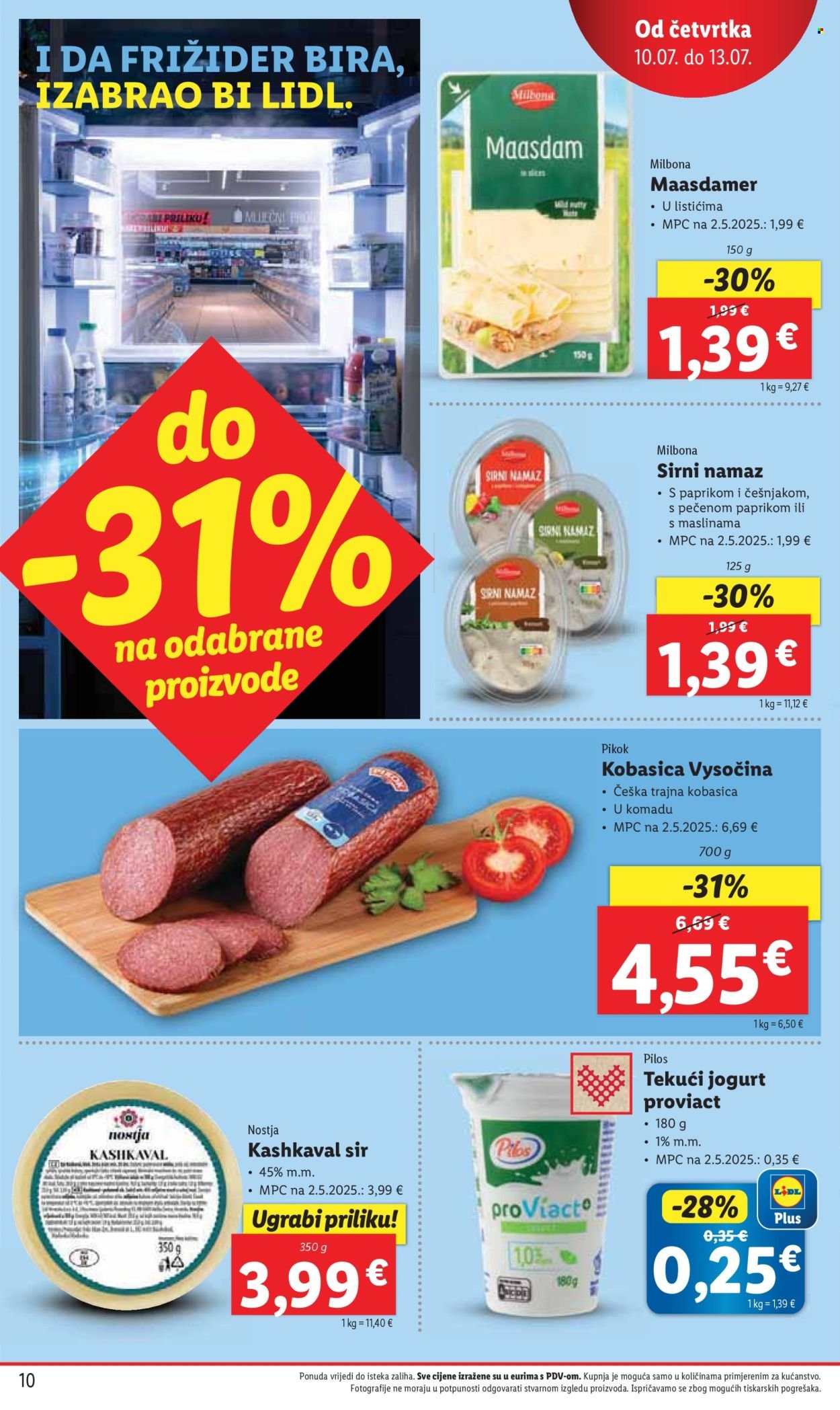 LIDL katalog - Od četvrtka 10.07.2025.