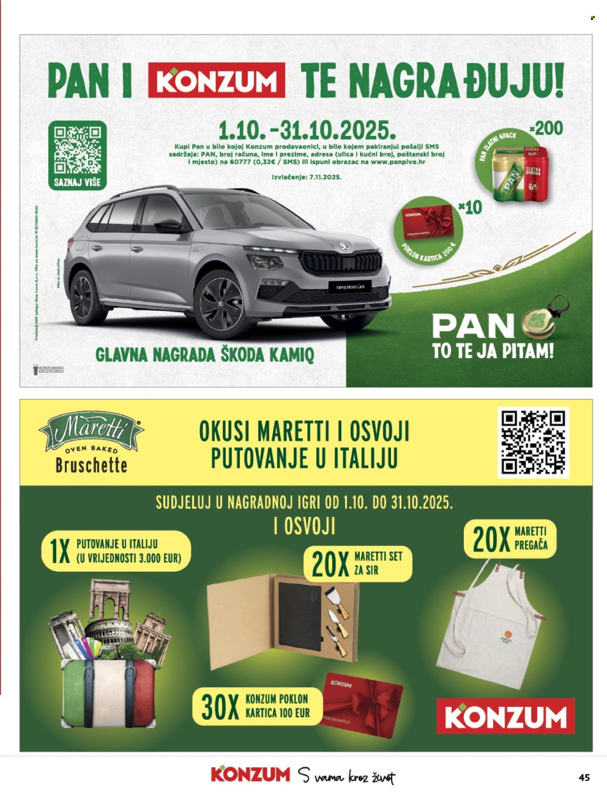 KONZUM katalog - Od srijede 01.10.2025.