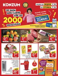 KONZUM katalog - Od srijede 01.10.2025.